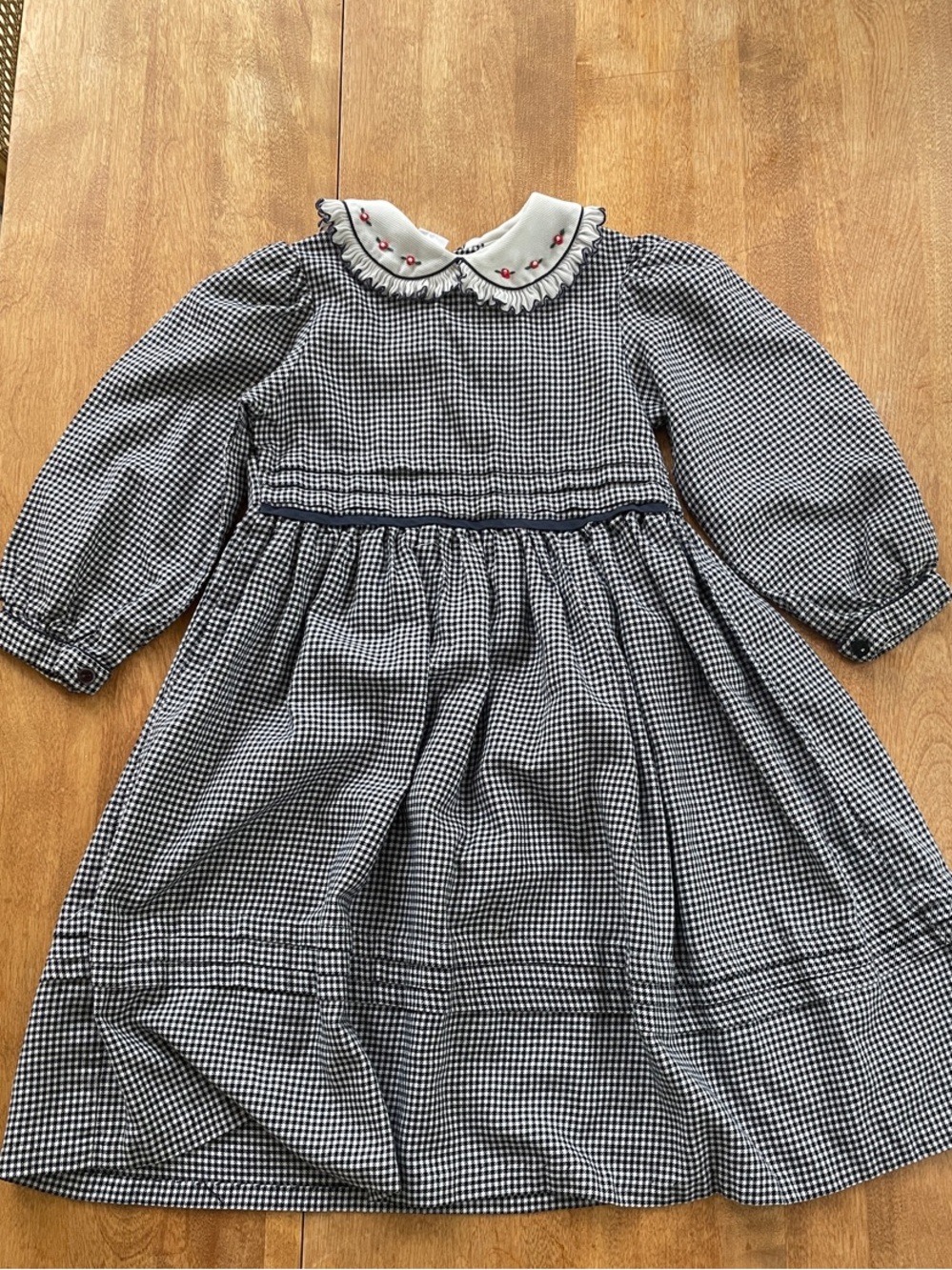Embroidered Dress by French Boutique Sophie Dess, Size 5